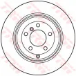 Jeu de 2 disques de frein arrière TRW DF4955S - Visuel 2