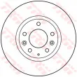 Jeu de 2 disques de frein avant TRW DF4958S - Visuel 2