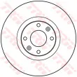 Jeu de 2 disques de frein avant TRW DF4962S - Visuel 2