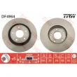 Jeu de 2 disques de frein avant TRW DF4964 - Visuel 1