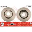 Jeu de 2 disques de frein avant TRW DF4968S - Visuel 1