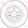Jeu de 2 disques de frein avant TRW DF4968S - Visuel 2