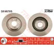 Jeu de 2 disques de frein avant TRW DF4970S - Visuel 1