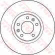 Jeu de 2 disques de frein arrière TRW DF4971 - Visuel 2
