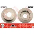 Jeu de 2 disques de frein arrière TRW DF4973 - Visuel 1