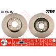 Jeu de 2 disques de frein avant TRW DF4974S - Visuel 1