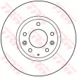 Jeu de 2 disques de frein avant TRW DF4974S - Visuel 2