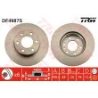 Jeu de 2 disques de frein avant TRW DF4987S - Visuel 1