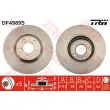 Jeu de 2 disques de frein avant TRW DF4989S - Visuel 1
