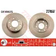 Jeu de 2 disques de frein arrière TRW DF4992S - Visuel 1