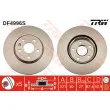 Jeu de 2 disques de frein avant TRW DF4996S - Visuel 1