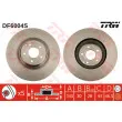 Jeu de 2 disques de frein avant TRW DF6004S - Visuel 1