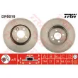 Jeu de 2 disques de frein avant TRW DF6016 - Visuel 1