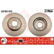 Jeu de 2 disques de frein avant TRW DF6019S - Visuel 1