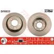Jeu de 2 disques de frein arrière TRW DF6033 - Visuel 1