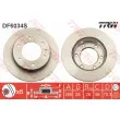 Jeu de 2 disques de frein avant TRW DF6034S - Visuel 1