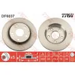 Jeu de 2 disques de frein avant TRW DF6037 - Visuel 1