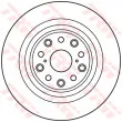 Disque de frein arrière gauche TRW DF6038S - Visuel 2