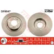Jeu de 2 disques de frein arrière TRW DF6047 - Visuel 1