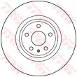 Jeu de 2 disques de frein arrière TRW DF6051 - Visuel 2