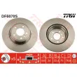 Jeu de 2 disques de frein arrière TRW DF6070S - Visuel 1