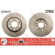Jeu de 2 disques de frein avant TRW DF6072 - Visuel 1