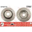 Jeu de 2 disques de frein avant TRW DF6077S - Visuel 1