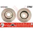 Jeu de 2 disques de frein avant TRW DF6108S - Visuel 1