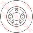 Jeu de 2 disques de frein avant TRW DF6115 - Visuel 2