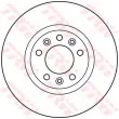 Jeu de 2 disques de frein avant TRW DF6121 - Visuel 2