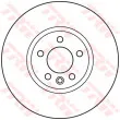 Jeu de 2 disques de frein avant TRW DF6124S - Visuel 2