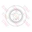 Jeu de 2 disques de frein arrière TRW DF6137 - Visuel 2
