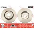 Jeu de 2 disques de frein avant TRW DF6148 - Visuel 1