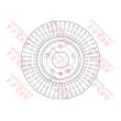Jeu de 2 disques de frein avant TRW DF6148 - Visuel 2