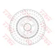 Jeu de 2 disques de frein avant TRW DF6149S - Visuel 2