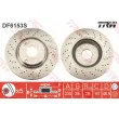 Jeu de 2 disques de frein avant TRW DF6153S - Visuel 1