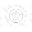 Jeu de 2 disques de frein arrière TRW DF6176 - Visuel 2