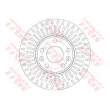 Jeu de 2 disques de frein avant TRW DF6184 - Visuel 2