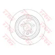 Jeu de 2 disques de frein arrière TRW DF6187 - Visuel 2