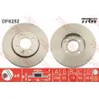 Jeu de 2 disques de frein avant TRW DF6252 - Visuel 1