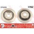 Jeu de 2 disques de frein arrière TRW DF6295 - Visuel 1