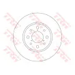 Jeu de 2 disques de frein arrière TRW DF6347 - Visuel 2