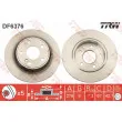 Jeu de 2 disques de frein arrière TRW DF6376 - Visuel 1