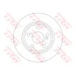 Jeu de 2 disques de frein arrière TRW DF6376 - Visuel 2