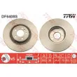 Jeu de 2 disques de frein avant TRW DF6408S - Visuel 1