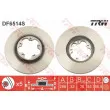 Jeu de 2 disques de frein avant TRW DF6514S - Visuel 1