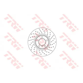 Jeu de 2 disques de frein avant TRW DF6604S