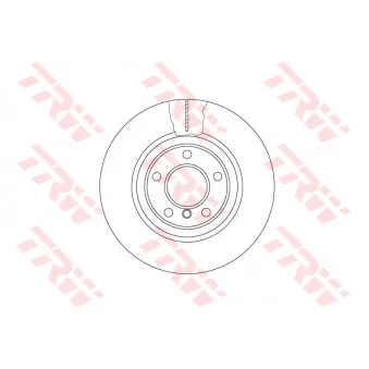 Jeu de 2 disques de frein avant TRW DF6616S
