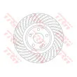 Jeu de 2 disques de frein avant TRW DF6631 - Visuel 2