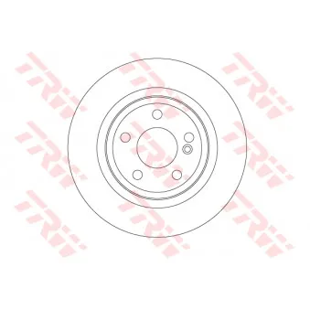 Jeu de 2 disques de frein arrière TRW DF6634